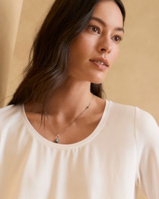 夏期セール★Arno Fischer / Der Garten Organic Linen Cotton Slub Box-Top | EILEEN FISHER