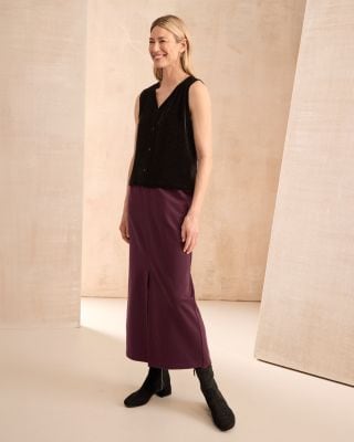 EILEEN FISHER TENCEL™ Ponte Maxi Skirt | Garnet Hill