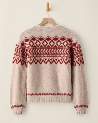 Aislin Cashmere Fair Isle Sweater | Garnet Hill