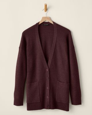 EILEEN FISHER Merino Button-Up Cardigan | Garnet Hill