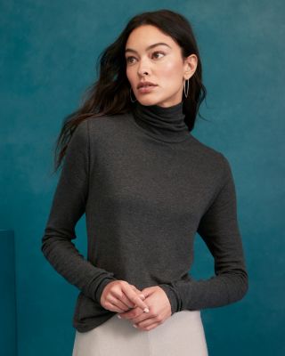 Pima cotton hot sale turtleneck womens