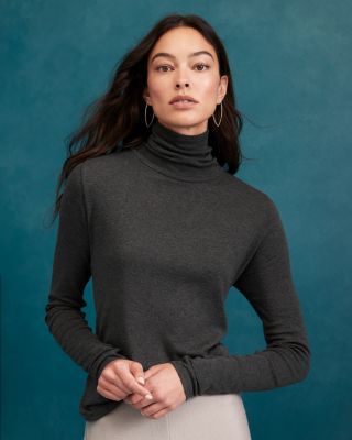 Organic cotton shop turtleneck womens