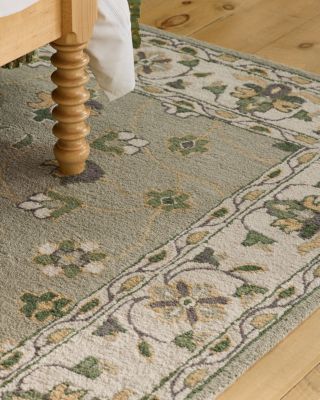 Company C Tranquil Vines Microhooked Wool Rug | Garnet Hill