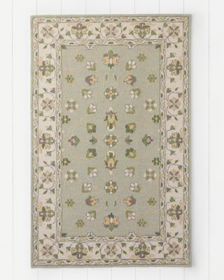 Company C Tranquil Vines Microhooked Wool Rug | Garnet Hill