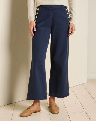 DL1961 Hepburn Wide-Leg Button-Front Jeans | Garnet Hill