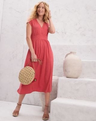 garnet hill poet knit dress Paige Vintage Knit Polo Dress
