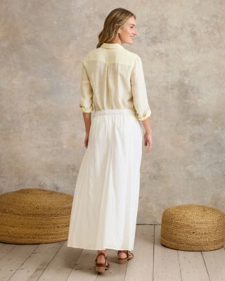 Karolina Organic-Cotton Voile Skirt | Garnet Hill