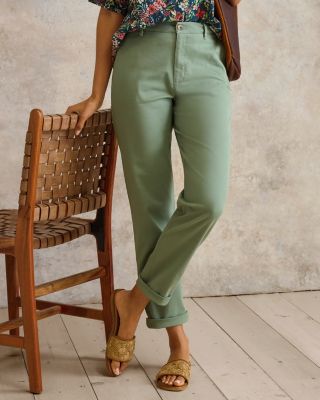 Pima Cotton Chino Trousers | Garnet Hill