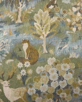 Menagerie Hemstitched Linen & Organic-Cotton Duvet Cover | Garnet Hill