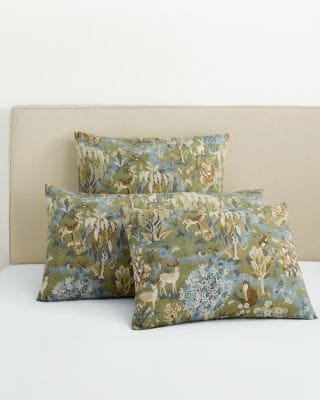 Garnet Hill Menagerie Hemstitched Sham