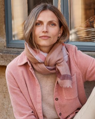 Vismaya Color-Block Scarf | Garnet Hill
