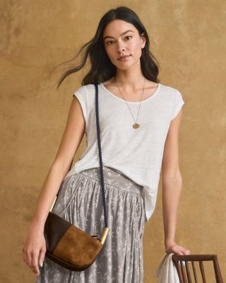 Wildwood Oyster Co. Zip Cross-Body Bag | Garnet Hill
