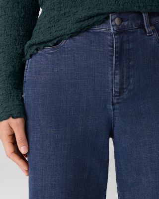 EILEEN FISHER Organic-Cotton & Recycled-Cotton Stretch Wide-Leg