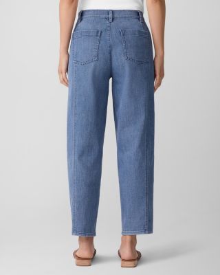 EILEEN FISHER Organic-Cotton & Recycled-Cotton Stretch Ankle