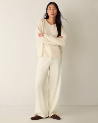 EILEEN FISHER Luxe Cashmere Crewneck Sweater | Garnet Hill