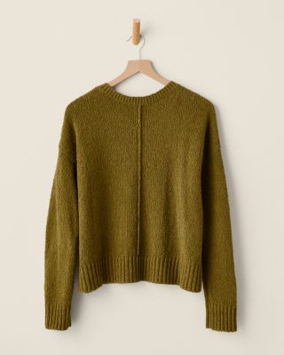 EILEEN FISHER Organic-Cotton Fluff Crewneck Sweater | Garnet Hill