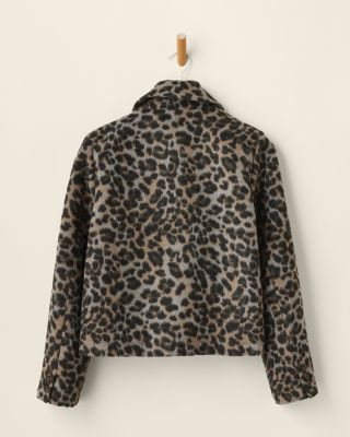 Bernardo Leopard-Print Jacket | Garnet Hill