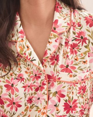Wildwood Knit Long-Sleeve Sleep Shirt | Garnet Hill