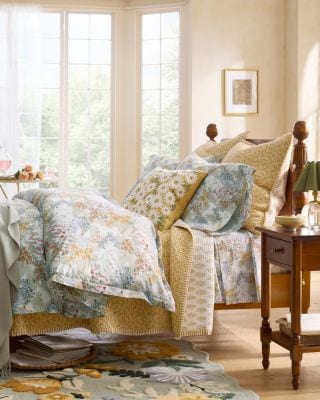 Avignon Classic Satin-Stitch Organic-Cotton Percale Sheet Set