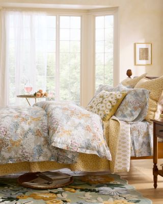 Avignon Classic Satin-Stitch Organic-Cotton Percale Duvet Cover