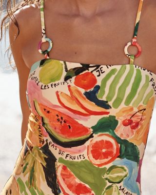 Monte & Lou Tropique Salade One-Piece Swimsuit | Garnet Hill