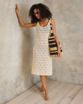 Maaji Moonglow Wavy Shell Crochet Quartz Cover-Up | Garnet Hill