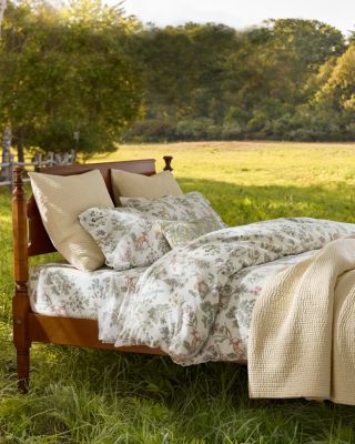 Heritage Hemstitched Linen & Organic-Cotton Sheets | Garnet Hill