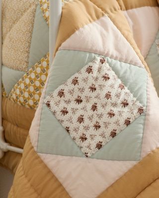 Daphne Organic-Cotton Patchwork Quilt | Garnet Hill