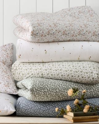 Essential Petite-Print Down Comforter | Garnet Hill