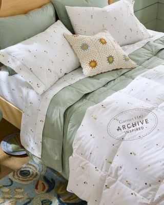 Essential Petite-Print Down Comforter | Garnet Hill