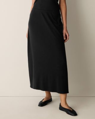 EILEEN FISHER Ribbed Knit Skirt | Garnet Hill