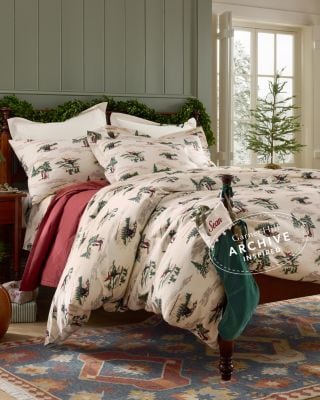 Signature Franconia Trails Flannel Sheet Set | Garnet Hill
