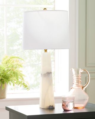 Regina Andrew Alabaster Tall Table Lamp | Garnet Hill