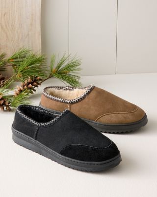 ジュリウス シェルマン /パームスプリングス Men's EMU Platinum Outback Scuff Slippers | Garnet Hill