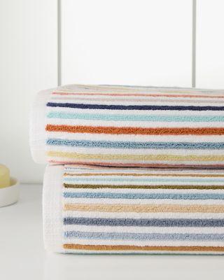 Signature Ribbed Multi-Stripe Beach Towel – Set of 2 | Garnet Hill
