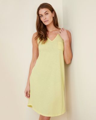 Cotton tank sleep dress hot sale