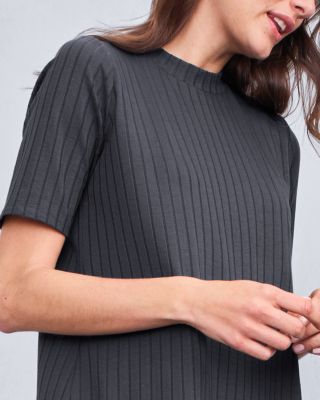 eileen fisher ribbed dress Eileen Fisher Long Sleeve Rib Dress