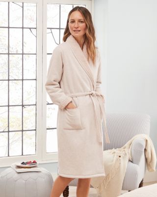 Reversible Sherpa Sweatshirt Robe