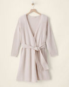 Emery Ribbed Cashmere Robe