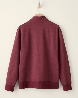 Men's French Terry Quarter-Zip Sweatshirt | Garnet Hill