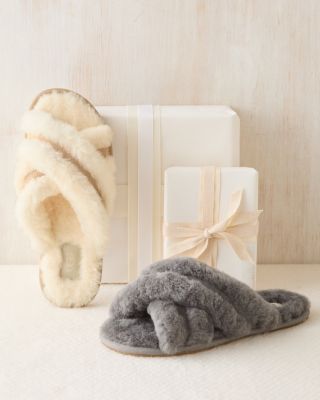 Faux fur best sale ugg slippers