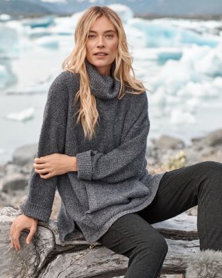 Cozy cashmere turtleneck sweater best sale