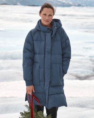 Side-Zip Down Coat | Garnet Hill