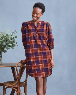 Feather-Wale Cord Dress | Garnet Hill