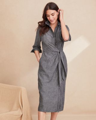 Eva Organic-Cotton Flannel Dress