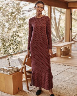 Linden Knit Column Dress | Garnet Hill