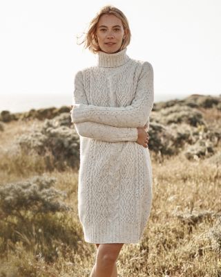 Cashmere turtleneck outlet dress