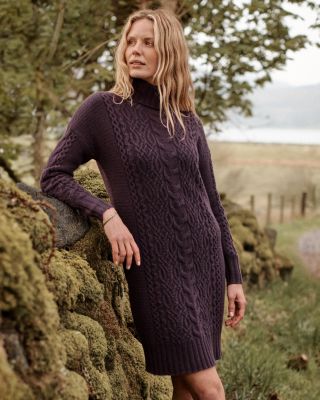 Greenwood Recycled-Cashmere Sweater Dress