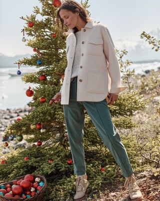 Pull-On Corduroy Trousers | Garnet Hill