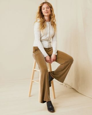 Cupro wide leg outlet trousers